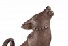 Trinkhornständer NYMERIA 40 cm Vikings Krafttier Wolf Handarbeit aus Holz
