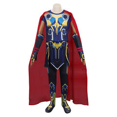 Kinder Thor: Love and Thunder (2022) Cosplay Thor Kostüm Outfits Halloween Karneval Jumpsuit
