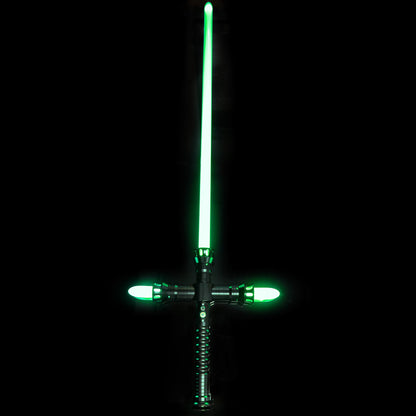 Lightsaber Crossguard Light Saber Xenopixel V3 Three Blades Black Hilt 33CM
