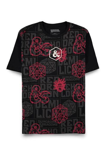 Dungeons & Dragons T-Shirt Logo weiß