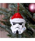 Original Stormtrooper Christbaumanhänger Santa Hat 8 cm