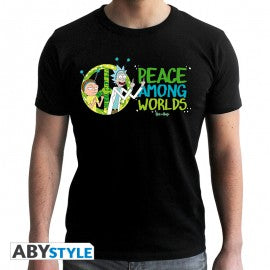 RICK AND MORTY T-shirt Peace Among Worlds