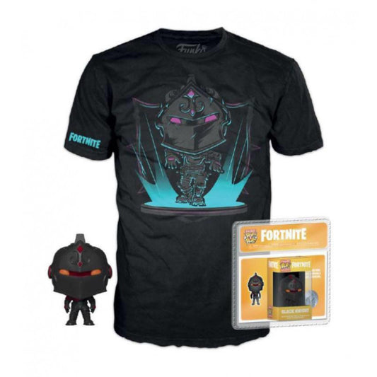 Fortnite Pocket POP! & Tee Minifigur & T-Shirt Set Black Knight