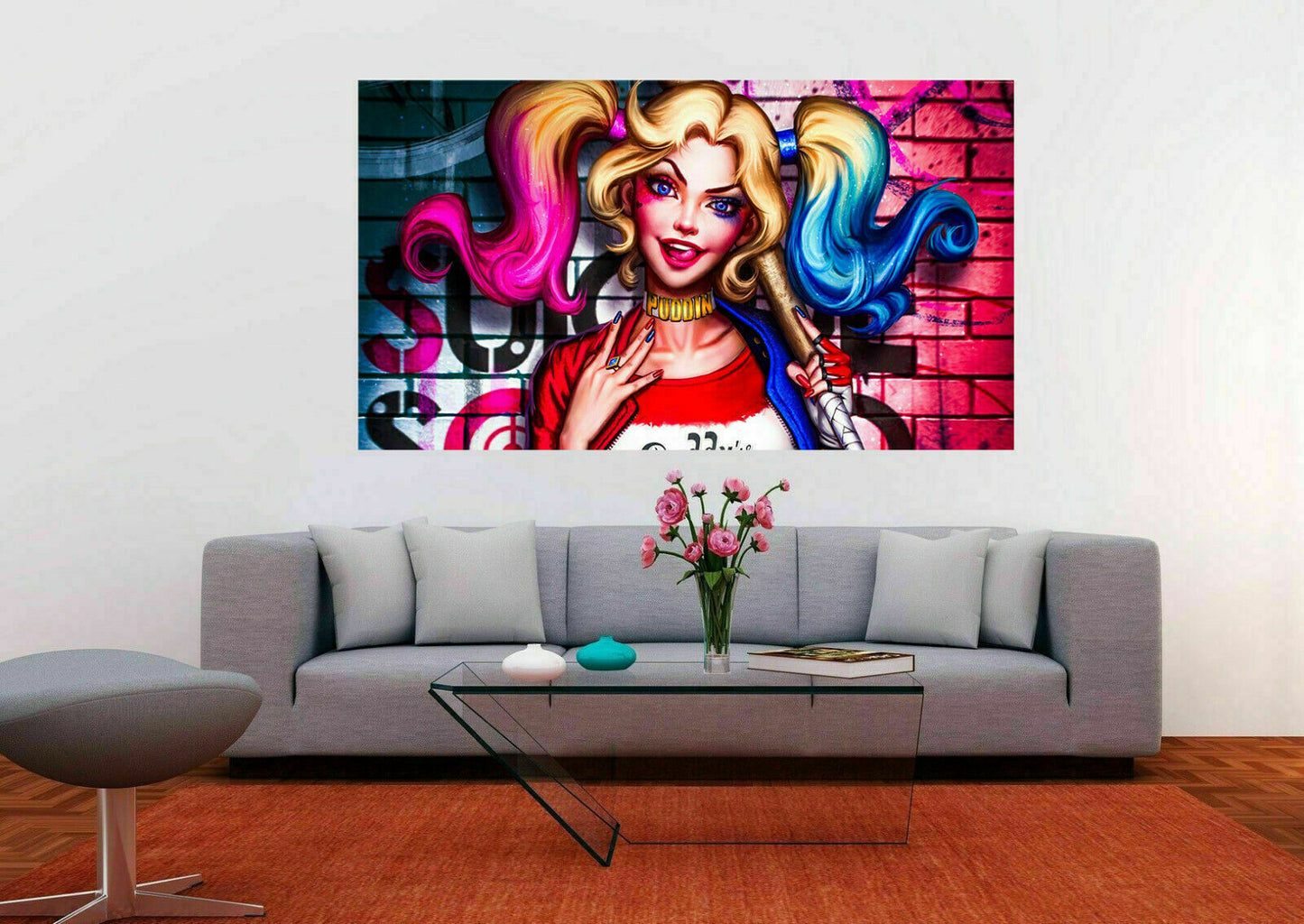 Harley Quinn Pop Art Bild