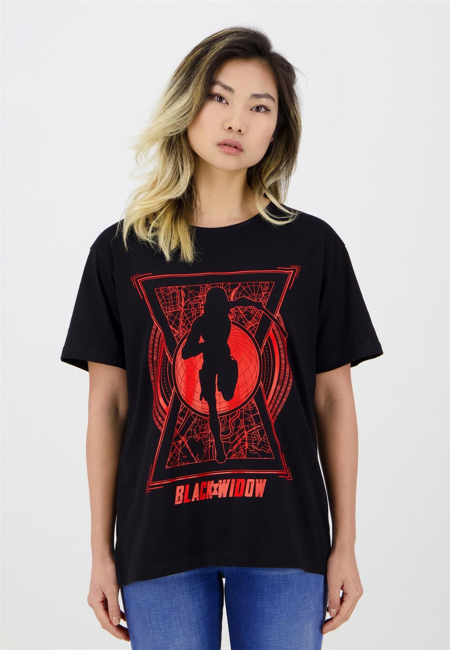 Black Widow Girlie T-Shirt World Saviour