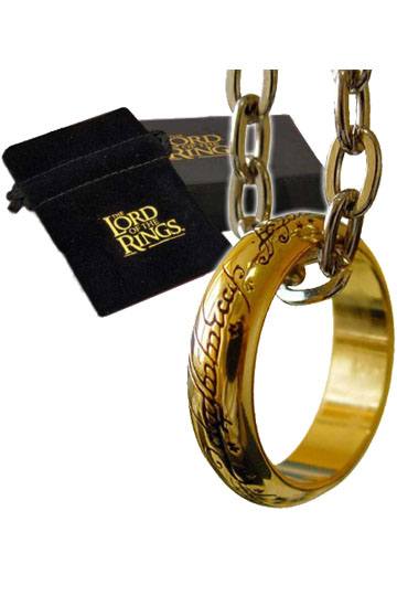 Herr der Ringe Ring Der Eine Ring (vergoldet) Repliken: 1/1 Herr der Ringe