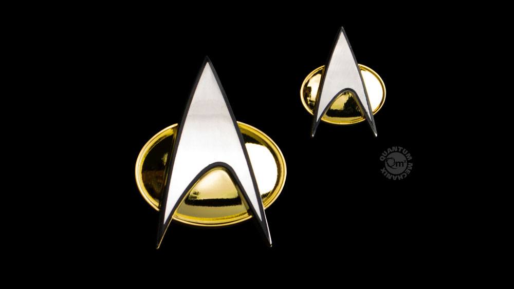 Star Trek The Next Generation Enterprise Ansteck-Pr Trin & Ansteck-Button Set Communicator